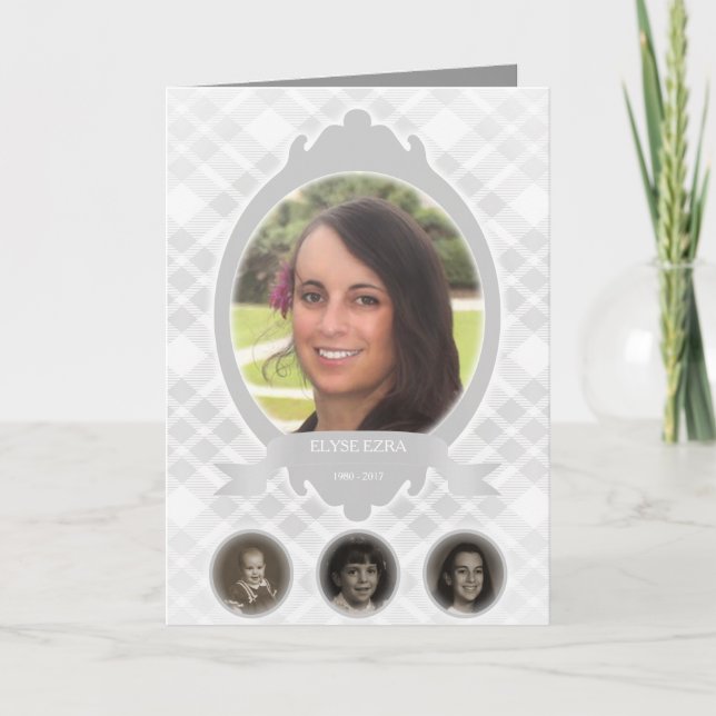 anúncio de memorial de fotos em senescência (Frente)