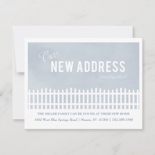 Anúncio de Movimentação da Cerca de Picket (Frente)