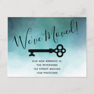 Anúncio de movimentação da chave aquática azul sim