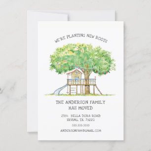 Anúncio de Movimentação da Família Treehouse Cute