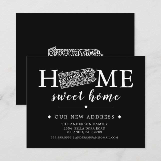 Anúncio de Movimentação da Pensilvânia de Cor Edit (Frente/Verso)