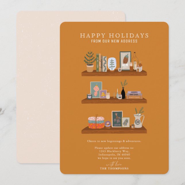 Anúncio de Movimentação da Prateleira de Feriados  (Frente/Verso)