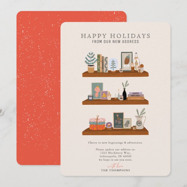 Anúncio de Movimentação da Prateleira de Feriados  (Frente/Verso)