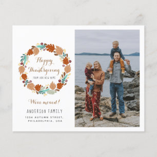 Anúncio de Movimentação da Rua de Ação de Gra