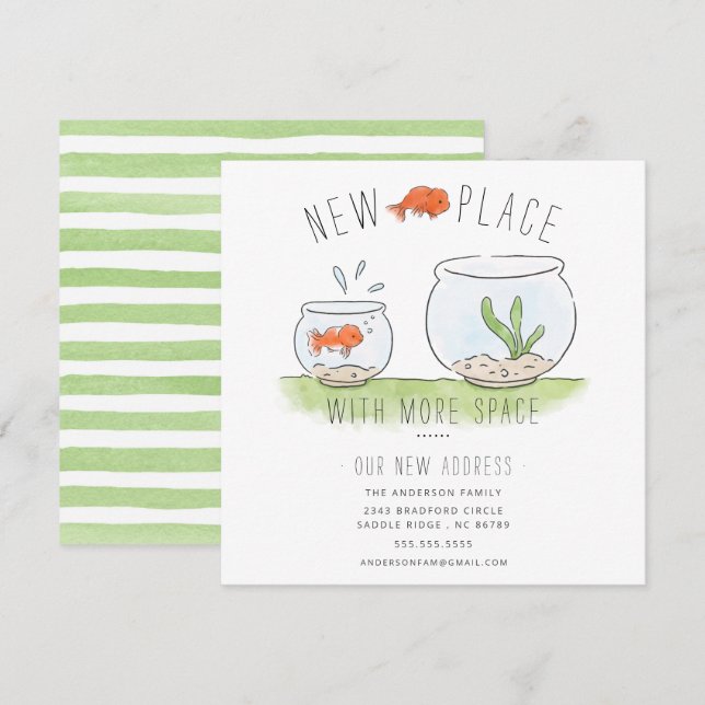 Anúncio de Movimentação de Boliche de Peixe-Dourad (Frente/Verso)