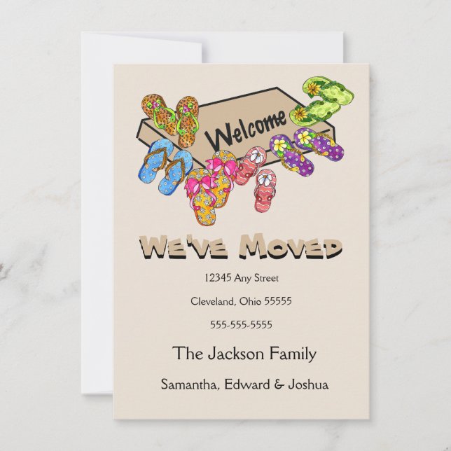 Anúncio de Movimentação de chinelos (Frente)