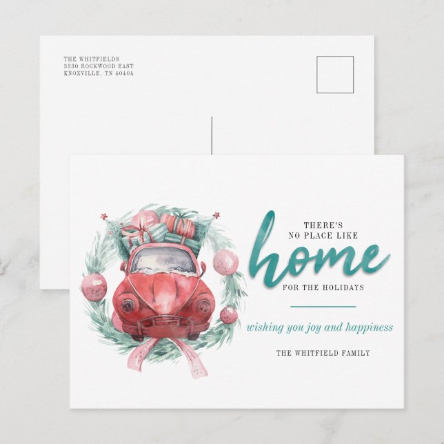 Anúncio de Movimentação de Feriado de Natal Person (Frente/Verso)