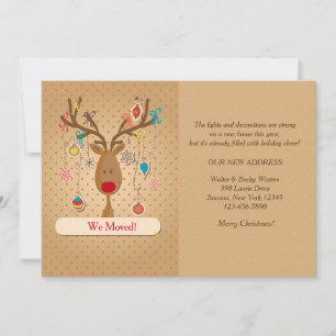 Anúncio de Movimentação de Feriado de Reindeer