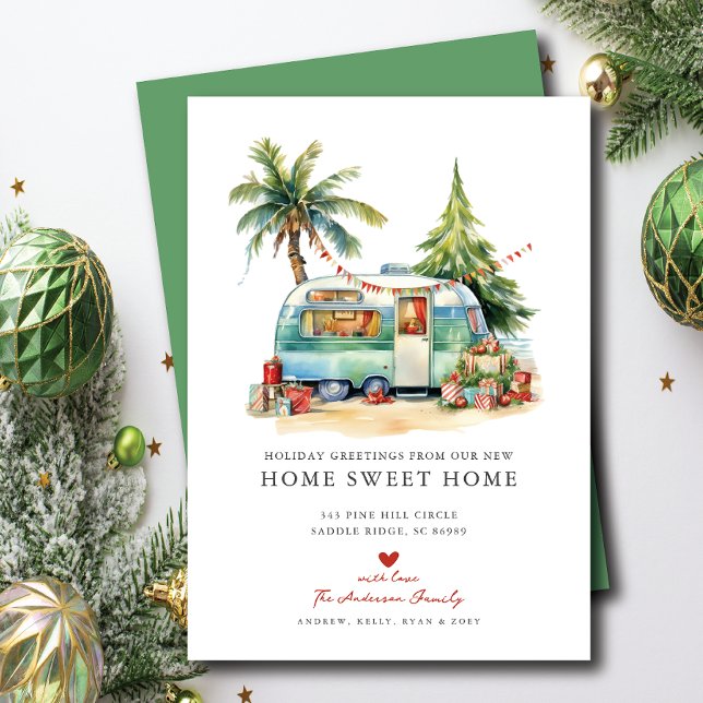 Anúncio de Movimentação de Férias do Retro Camper (Criador carregado)