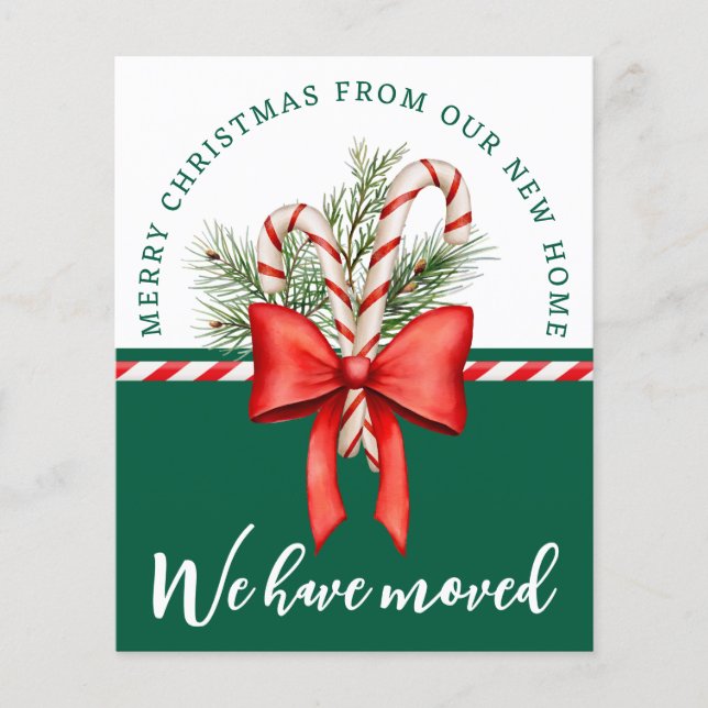 Anúncio de Movimentação de Foto de Natal Merry (Frente)