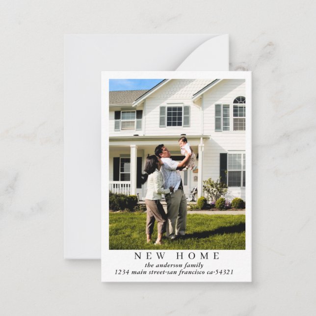 Anúncio de Movimentação de Foto Moderna Simples (Frente)