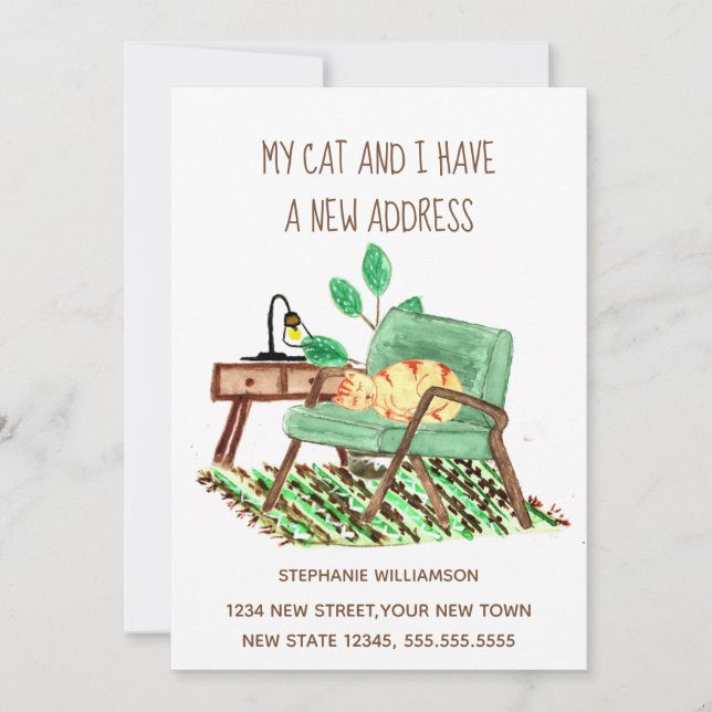 Anúncio de Movimentação de Ginger Cat Change of ad (Frente)