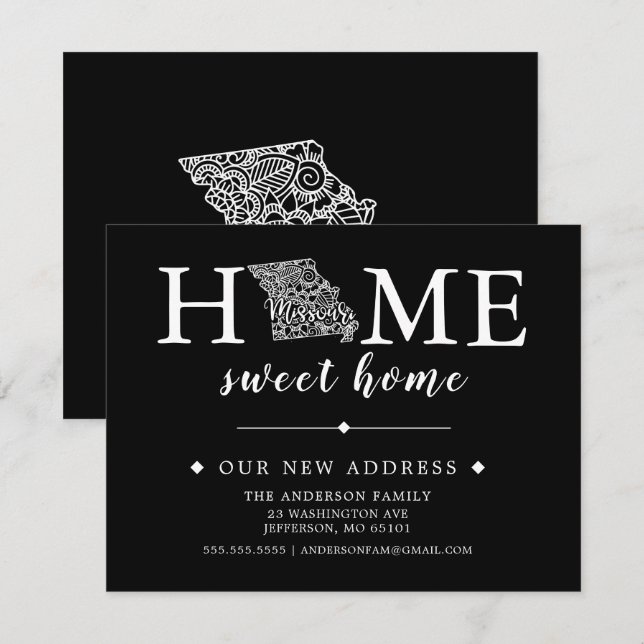 Anúncio de Movimentação de MISSOURI de Cor Editáve (Frente/Verso)