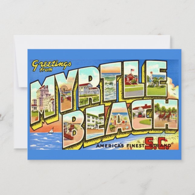 Anúncio de Movimentação de Myrtle Beach SC (Frente)