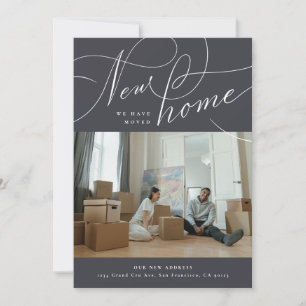 Anúncio de Movimentação de Nova Casa com Letra Mão