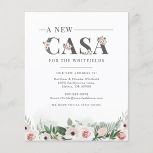 Anúncio de Movimentação de Nova Casa Floral de