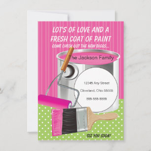 Anúncio de Movimentação de Nova Casaco de Tinta