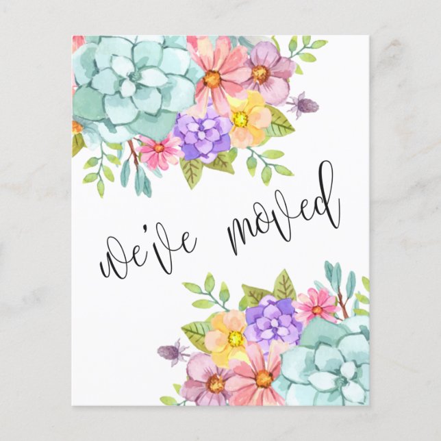 Anúncio de Movimentação de Novo Endereço Doméstico (Frente)