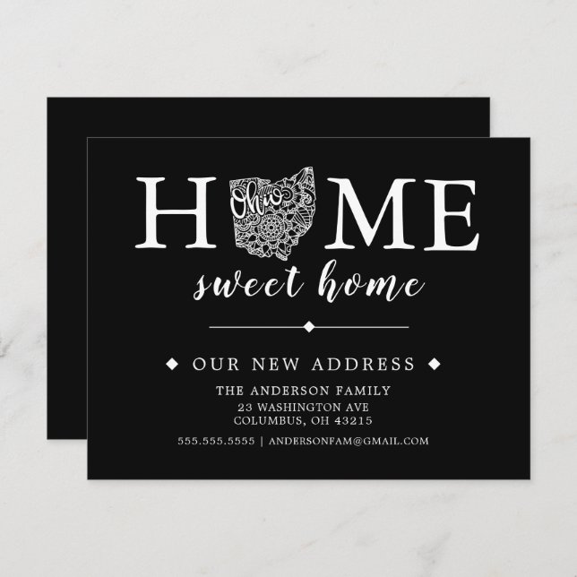 Anúncio de Movimentação de OHIO de Cor Editável (Frente/Verso)