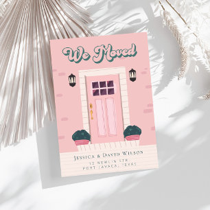 Anúncio de Movimentação de Porta Rosa Cinzenta Sim