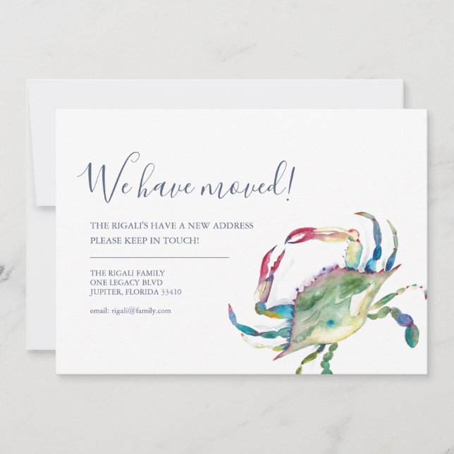 Anúncio de Movimentação de Praia de Mudança de End (Frente)