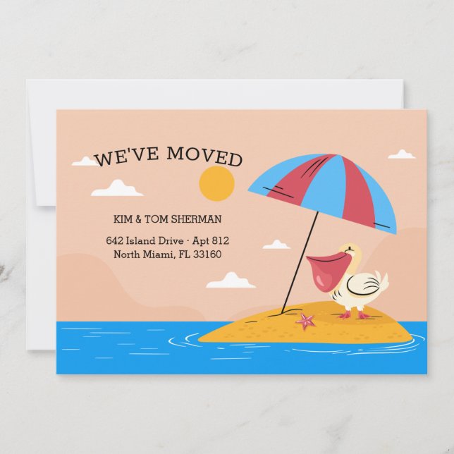 Anúncio de Movimentação de Praia Pelicana (Frente)