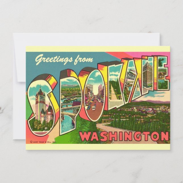 Anúncio de Movimentação de Spokane Washington (Frente)