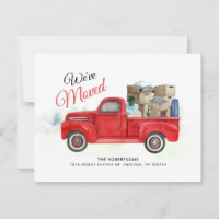 Anúncio de Movimentação do Caminhão Vermelho Moder
