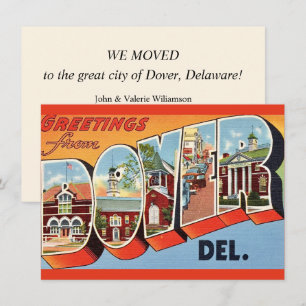 Anúncio de Movimentação do Cartão Postal Dover Del