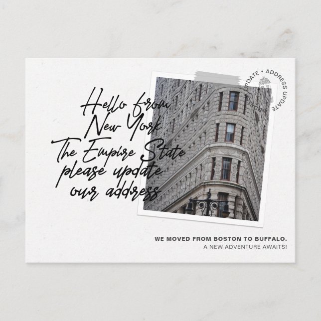 Anúncio de Movimentação do Destino do Estado de No (Frente)