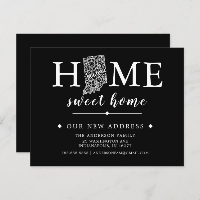 Anúncio de Movimentação do INDIANA de Cor Editável (Frente/Verso)