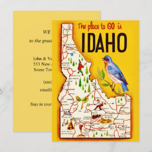 Anúncio de Movimentação do Mapa de Idaho Retroativ