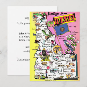 Anúncio de Movimentação do Mapa Idaho