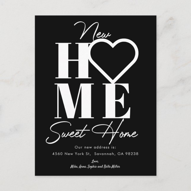 Anúncio de Movimentação do Novo Home Sweet Home (Frente)