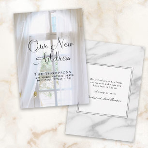 Anúncio de Movimentação Elegante Novo Endereço