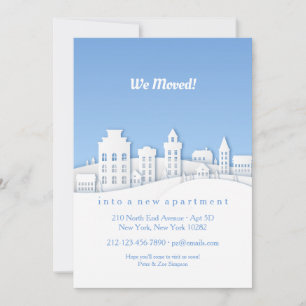 Anúncio de Movimentação em Branco do Papel