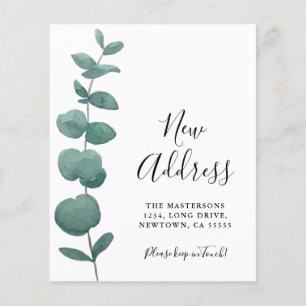 Anúncio de Movimentação Eucalyptus com Aquarela Or