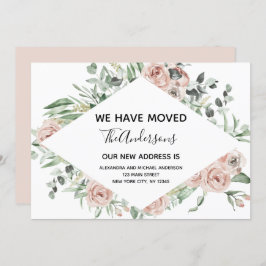 Anúncio de Movimentação Floral Cor-de-Rosa com Dos