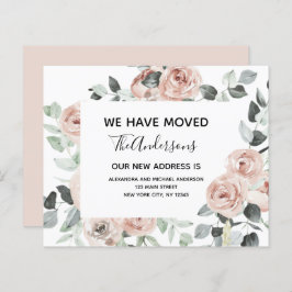 Anúncio de Movimentação Floral Cor-de-Rosa com Dos