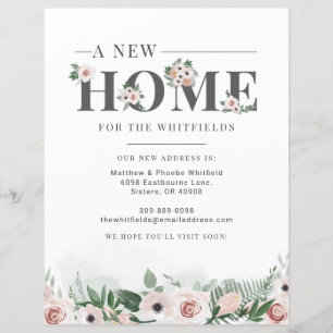 Anúncio de Movimentação Floral de Alteração de End