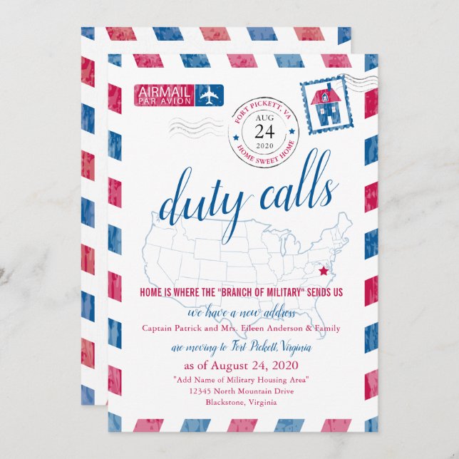 Anúncio de Movimentação Militar da Virgínia (Frente/Verso)