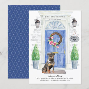 Anúncio de movimento da porta frontal do Rottweil