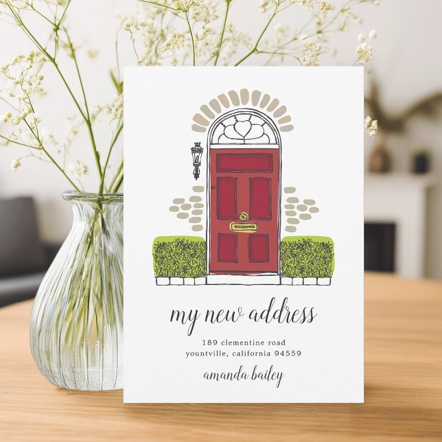 Anúncio de movimento da porta vermelha (Criador carregado)