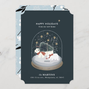 Anúncio de movimento de Feriado de Neve Polar Bear