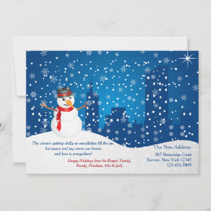 Anúncio de Movimento de Férias do Neve