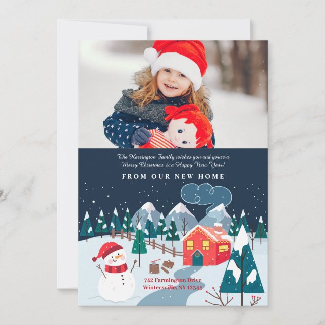 Anúncio de movimento de fotos de feriado na paisag (Frente)