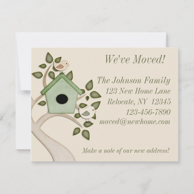 Anúncio de movimento de pássaros (Frente)