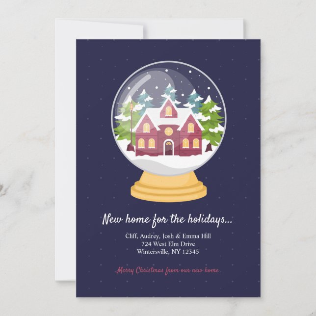 Anúncio de Movimento do Globo de Neve (Frente)