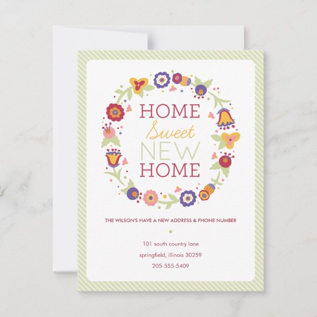 Anúncio de movimento Floral Wreath (Frente)