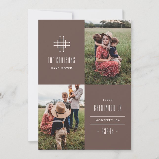 Anúncio de Movimento Grille - Castanho (Frente)